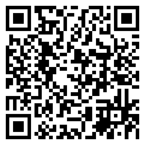 Black and white QR code on a white background.
