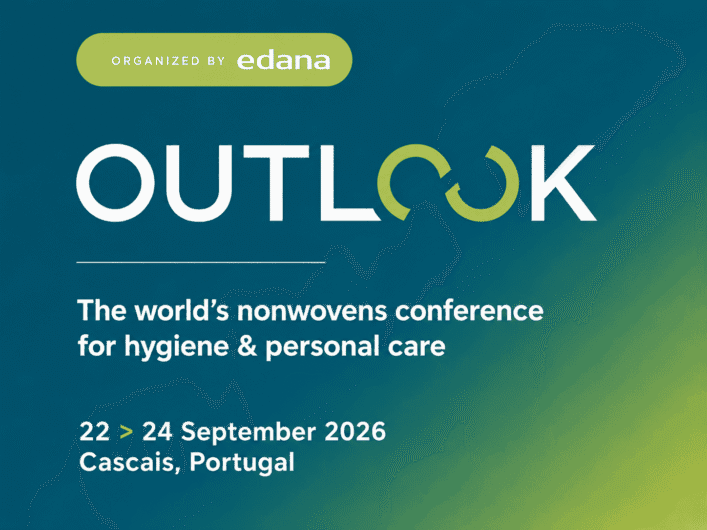 Experience the EDANA OUTLOOK 2026 nonwovens conference for hygiene and personal care, taking place from 22-24 September 2026 in Cascais, Portugal. Organized by EDANA, this event brings together industry leaders and innovators for three days of insightful discussions and networking.